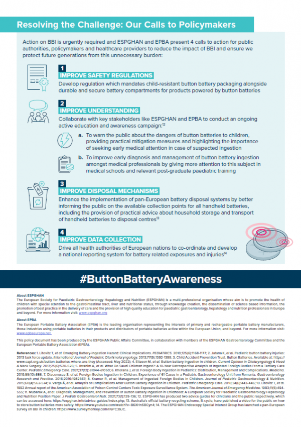 Button battery ingestion in children Childrens Liver Disease Foundation